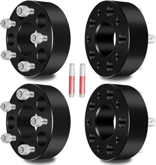 ECCPP 4PCS 2" 5 Lug Wheel Spacers 5x4.75 5x120.65mm 12x1.5 Studs 70.5mm