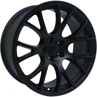 OE Replica Wheels Dodge Hellcat 22x9 +30 Satin Black (Satin Black)