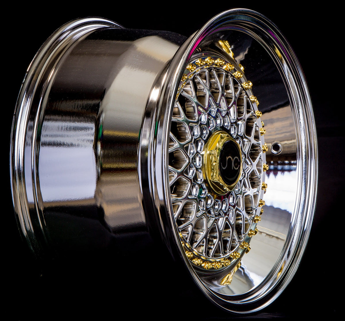 JNC004S | Platinum Gold Rivets| 18x8.5 | 5x100/5x114.3 | +30mm 