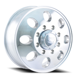 Dually Set Alloy Ion 167 Dually, Cali Off-Road Summit Inner Wheel and Summit Trail Climber A/T Tires Set of 6