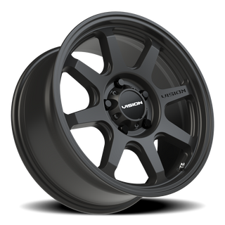 0 SB VIS FLOW 351 Satin Black 17X8 Offset 30.0