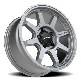 0 SG VIS FLOW 351 Satin Grey 17X8 Offset 30.0