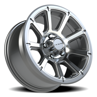0 GM MF VIS TURBINE 353 Gunmetal Machined Face 17X8.5 Offset -6.0