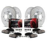 16x7 Inch Wheels (Set of 4 Wheels) and Front and Rear Sport Brake Kit