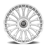 Lethal Wheels Envy BR02 22x9 +30 Silver Brushed