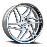 Lethal Wheels Blaze LS05 24x9 +30 Silver Brushed SSL