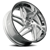 Lethal Wheels Blaze LS05 24x9 +30 Silver Brushed SSL