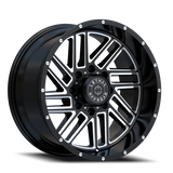 Lethal Wheels Drako LT13 20x10 -12 Gloss Black Milled