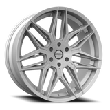 Lethal Wheels Elite LS04 24x9 +30 Silver Brushed