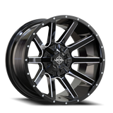Lethal Wheels Hitman LT05 20x10 -12 Gloss Black Milled