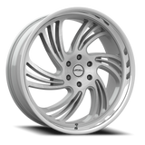 Lethal Wheels Rapid LS02 24x9 +18 Silver Brushed + SSL