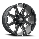 Lethal Wheels Reload LT06 20x10 -12 Gloss Black Milled