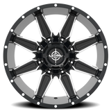 Lethal Wheels Reload LT06 20x10 -12 Gloss Black Milled