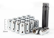 Aodhan Spline Lug nuts Set - Conical Seat ,35mm Overall Size