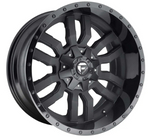 Fuel & Nitto 5 Wheel/Tire Pkg (Jeep) w/blk Lugs