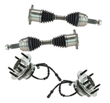 Front 14 Piece Steering & Suspension Kit and Front 4 Piece Drivetrain Kit (Ford F150 1998)
