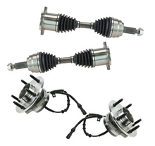 Front 14 Piece Steering & Suspension Kit and Front 4 Piece Drivetrain Kit (Ford F150 1998)