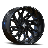 Lethal Wheels Threat LT10 20x10 -12 Gloss Black