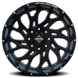 Lethal Wheels Threat LT10 20x10 -12 Gloss Black