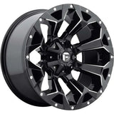 20" Fuel Assault Wheels and Red Dirt Road Tires with TPMS (Set of 4)