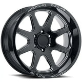 20" Wheels, Tires and 4" Lift Package Deal (Set of 4)