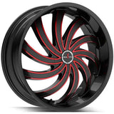 Package of 4 Wheels and 4 Tires