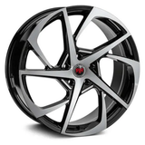 Black (with machined spoke Faces) Wheels and Tires package (17s)