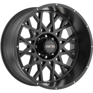 Vision Rocker 412 22x12 -51 Satin Black (Set of Four)