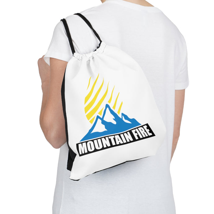 Mountain Fire Drawstring bag