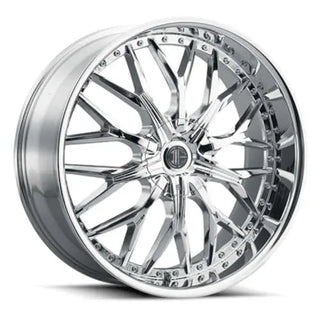 2Crave N49 22x9.5 +15 Chrome 5x5.5 (Set of Four)