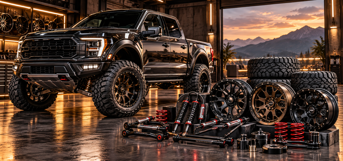 Wheel, tire and suspension package deals at Mountain Fire Wheels