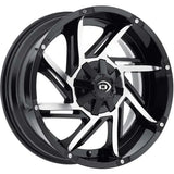 18" Wheels, 285/75R18 tires and 4" Lift Kit Package Deal (Set of 4)