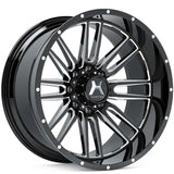 Set of 5 Package Deal of Hartes wheels and Forceland tires