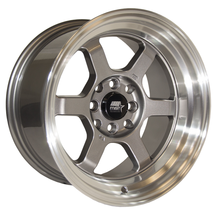 Time Attack | Gunmetal w/Machined Lip | 17x9.0 | 5x114.3 | +20mm