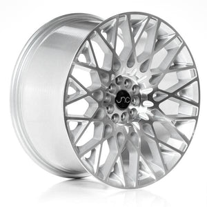 JNC039 | Silver Machines Face | 18x9.5 | 5x114.3 | +30mm | CB: 73.1
