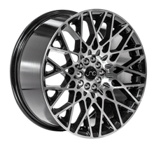 JNC039 | Black Machines Face | 18x9.5 | 5x114.3 | +35mm | CB: 73.1