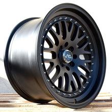 JNC001 | Matte Black Chrome Rivets | 17x9 | 5x100/5x114.3 | +20mm | CB: 73.1