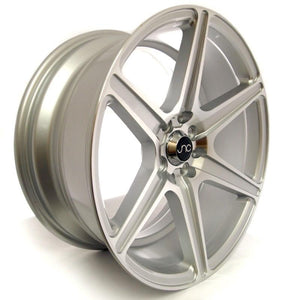 JNC037 | Silver Machined Face | 17x8 | 5x100/5x114.3 | +28mm | CB: 73.1