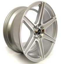 JNC037 | Silver Machined Face | 17x8 | 4x100/4x114.3 | +28mm | CB: 73.1