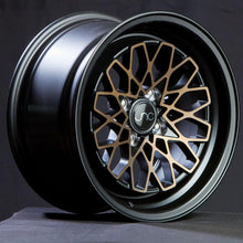 JNC040 | Matte Black Bronze Face | 15x8 | 4x100 | +25mm | CB: 73.1