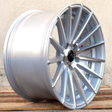 JNC042 | Silver Machined Face Gold Rivets | 20x10 | 5x114.3 | +38mm | CB: 73.1