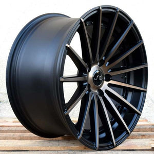 JNC042 | Matte Black Machined Bronze Face | 20x8.5 | 5x114.3 | +35mm | CB: 73.1