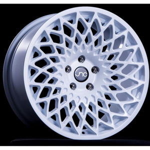 JNC043 | Full White | 15x8 | 4x100 | +25mm | CB: 73.1