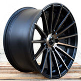 JNC042 | Matte Black Machined Bronze Face | 19x9.5 | 5x114.3 | +35mm | CB: 73.1