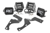 LED Light | Ditch Mount | 2" Black Flood Pair | Toyota 4Runner (10-22)