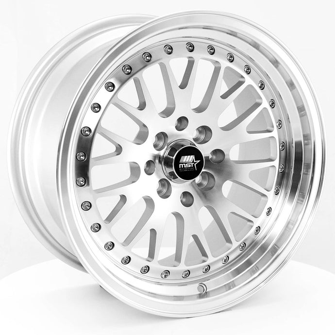 MT10 | Silver w/Machined Face | 17x9.0 | 5x100/5x114.3 | +20mm