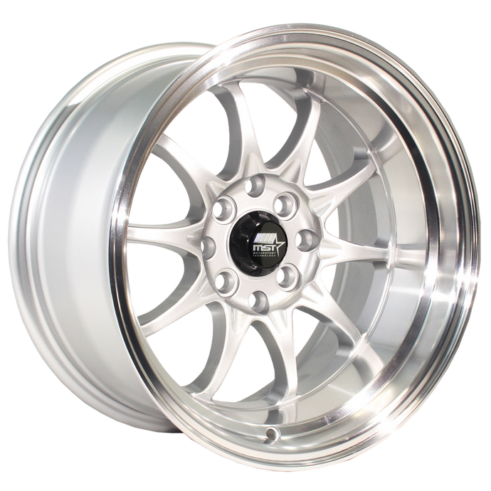 MT11 | Silver w/Machined Lip | 17x9.0 | 5x100/5x114.3 | +20mm