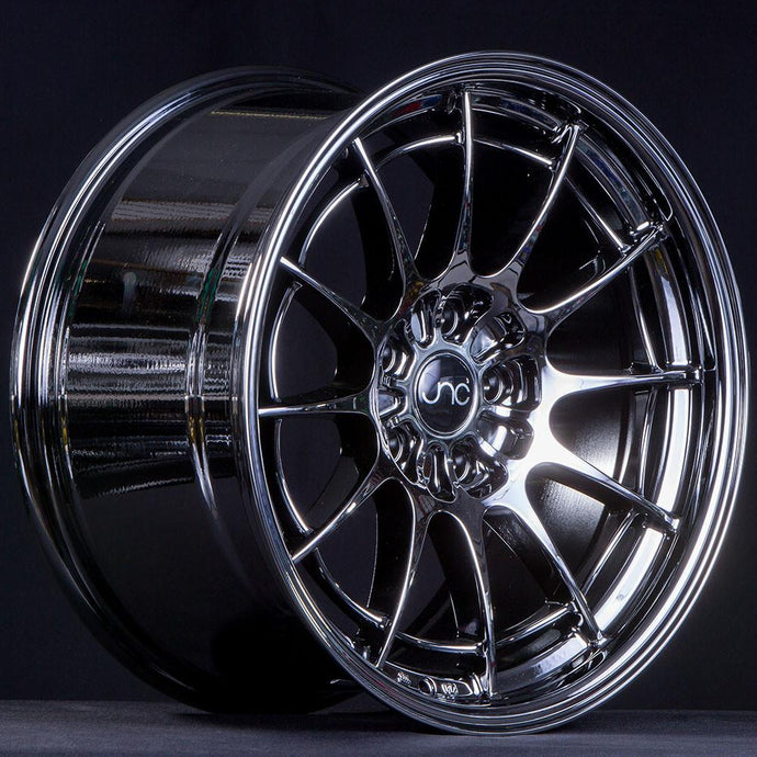 JNC033 | Black Chrome | 18x9.5 | 5x100 | +35mm | CB: 73.1