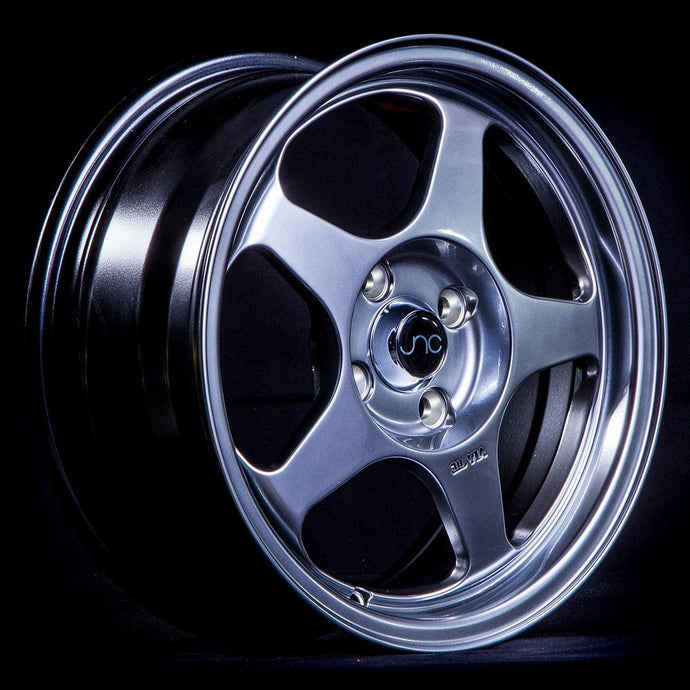 JNC018 | Hyper Black | 15x6.5 | 4x100 | +35mm | CB: 73.1