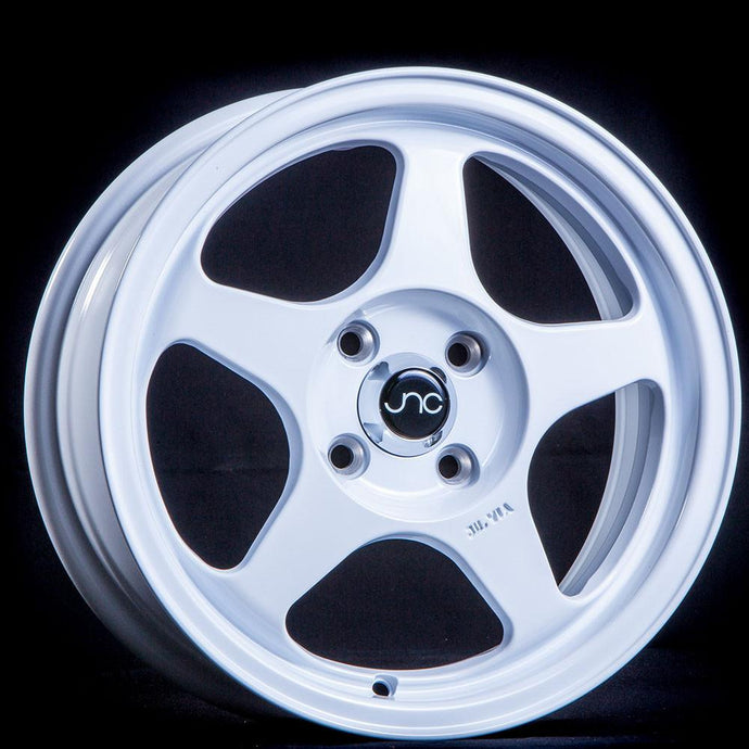 JNC018 | White | 15x6.5 | 4x100 | +35mm | CB: 73.1